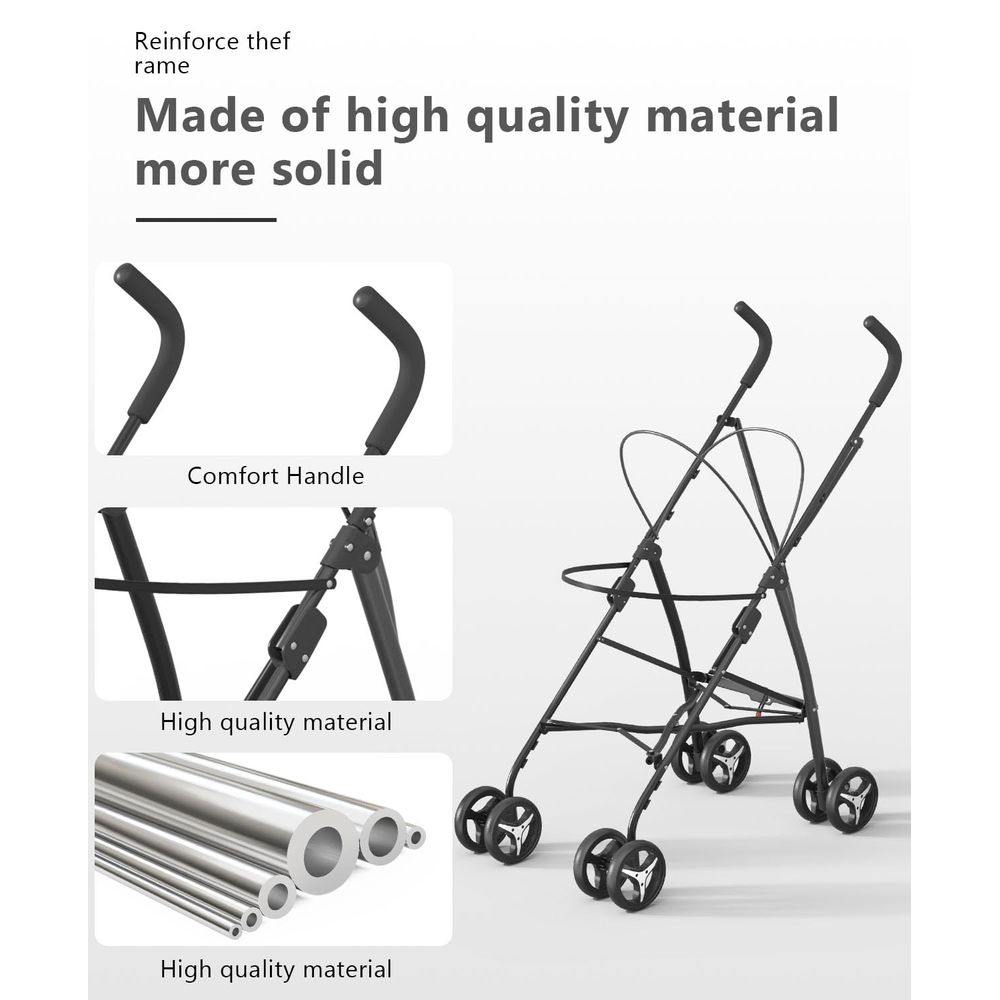 4륜 반려동물 유모차 소형 중형 반려동물용 핑크 캐리어 - Pet Stroller Carrier 리뷰 및 가격