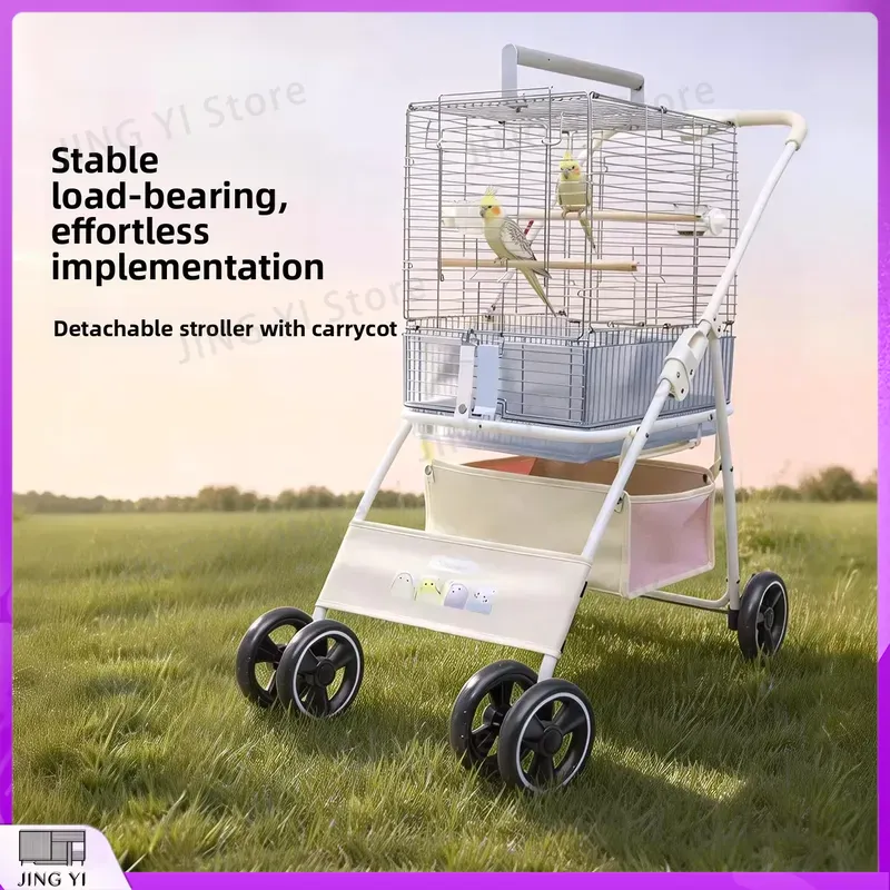 접이식 경량 애완동물 유모차 (앵무새, 강아지, 고양이 - Pet Stroller Carrier 리뷰 및 가격