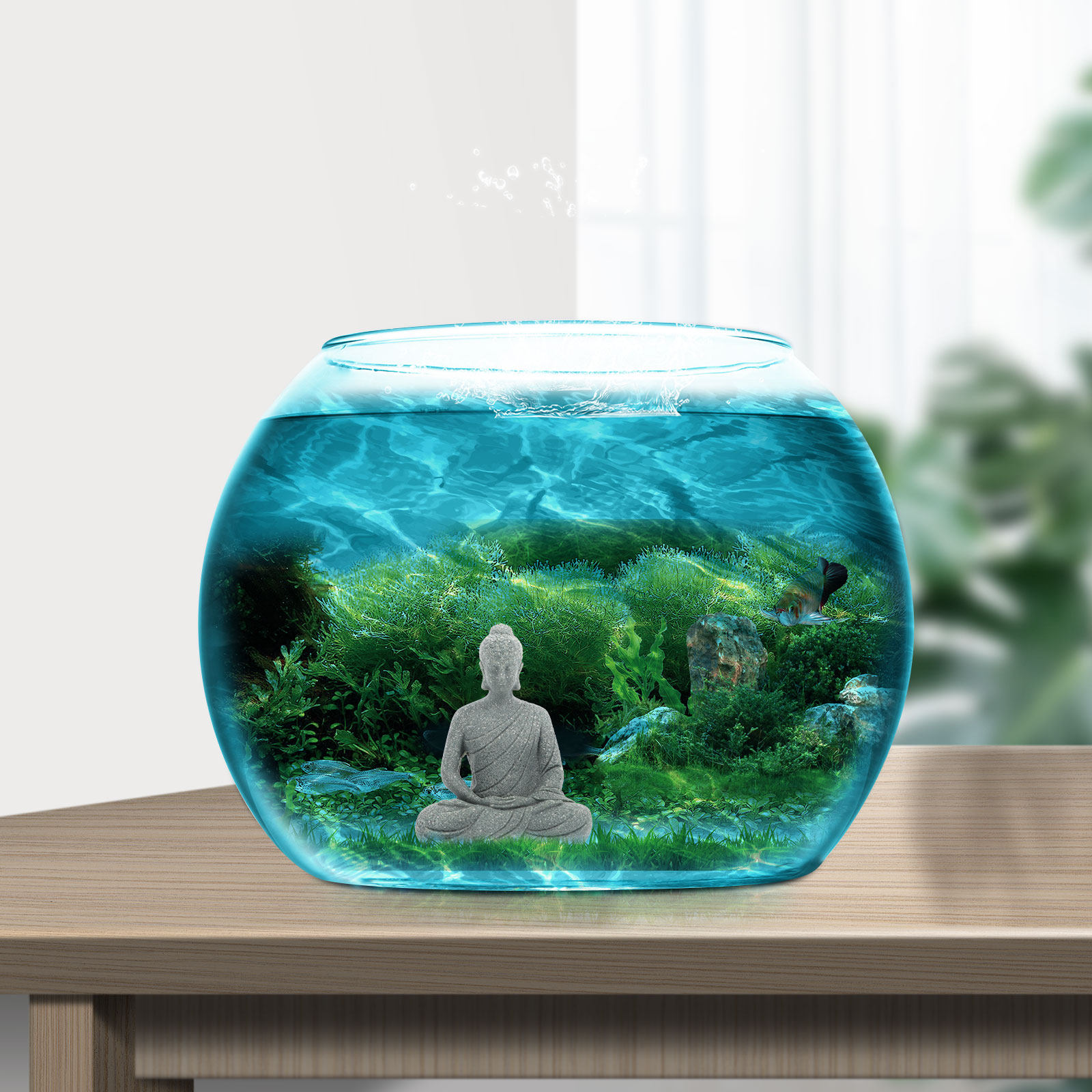 미니 불상 레진 수족관 장식 소형 어항 불상 수중 불교 - Aquarium Fish Tank 리뷰 및 가격
