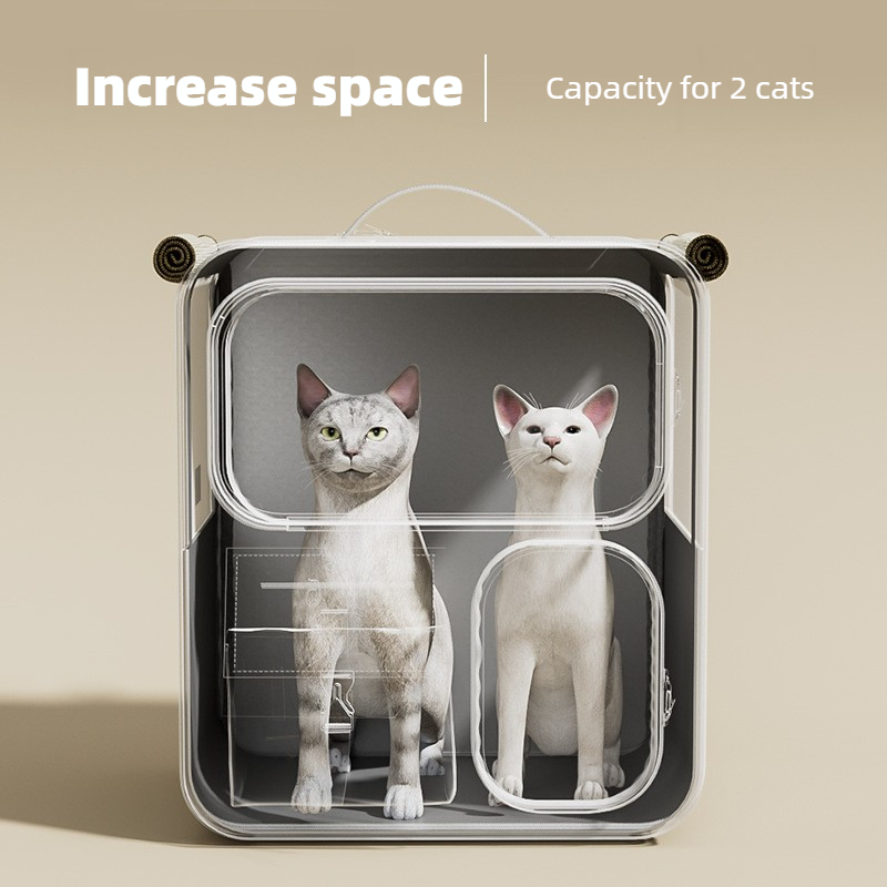 바퀴가 달린 고양이 이동장 (대형 고양이, 소형견 최대 - Pet Stroller Carrier 리뷰 및 가격