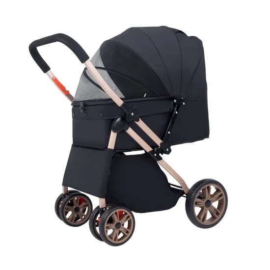고품질 접이식 반려동물 유모차 카트, 고양이 이동용 교 - Pet Stroller Carrier 리뷰 및 가격
