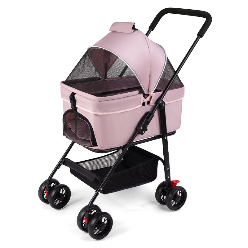 반려동물 이동장 유모차, 360도 회전 앞바퀴, 뒷바퀴 - Pet Stroller Carrier 리뷰 및 가격
