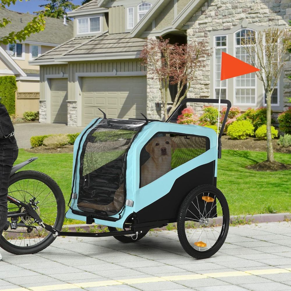 2-in-1 대형견용 자전거 트레일러 애완동물 유모차  - Pet Stroller Carrier 리뷰 및 가격