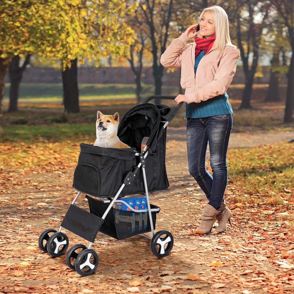 반려동물 유모차 강아지 고양이 유모차 소형 중형견 고양 - Pet Stroller Carrier 리뷰 및 가격