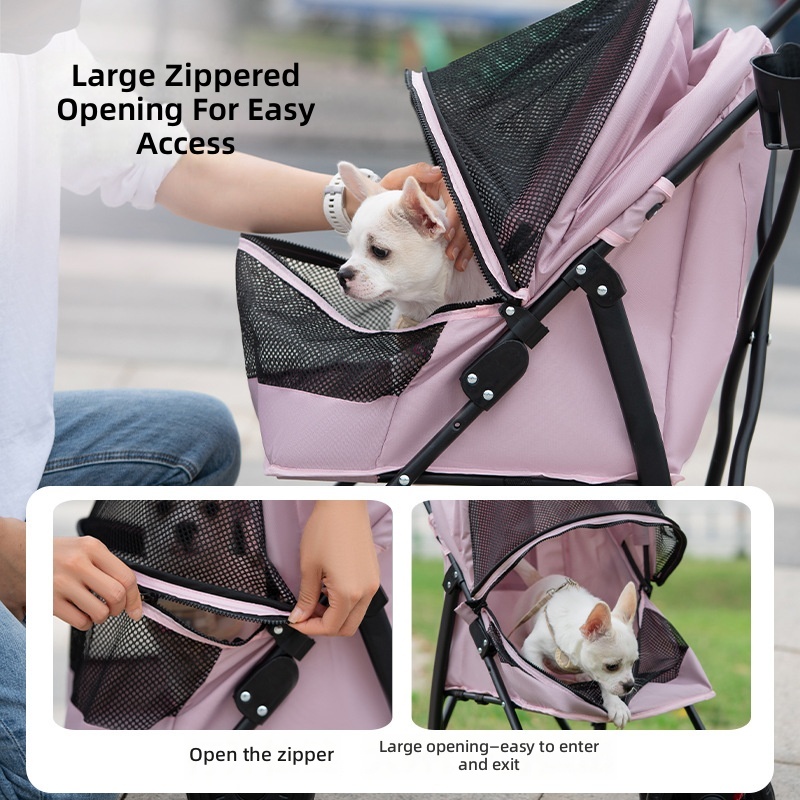 애완동물 유모차, 고양이 강아지 유모차, 경량 접이식, - Pet Stroller Carrier 리뷰 및 가격