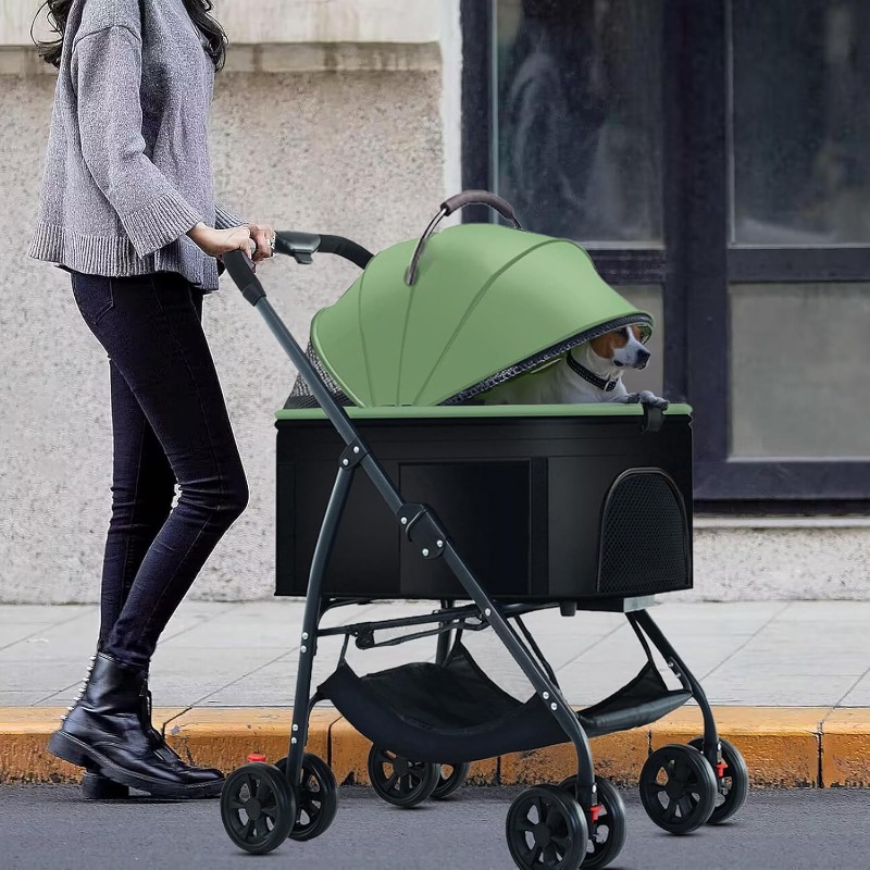 접이식 애완동물 카트 3in1 야외용 카트, 특히 강아 - Pet Stroller Carrier 리뷰 및 가격